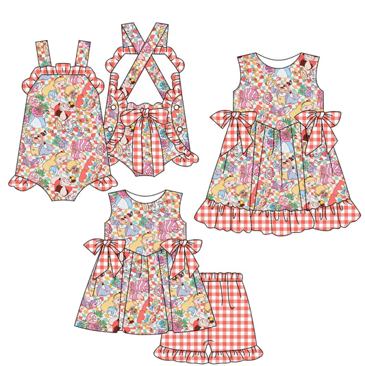 Baby Girl Princess Bows Summer Sibling Romper Dress Set ( Moq 5 Each Style ) 2.18