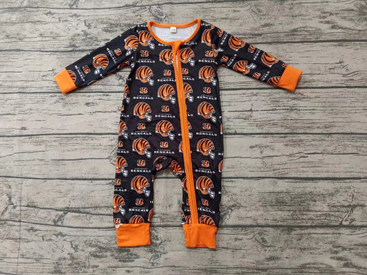 Baby Boy Long Sleeves Team Zipper Romper Moq 5