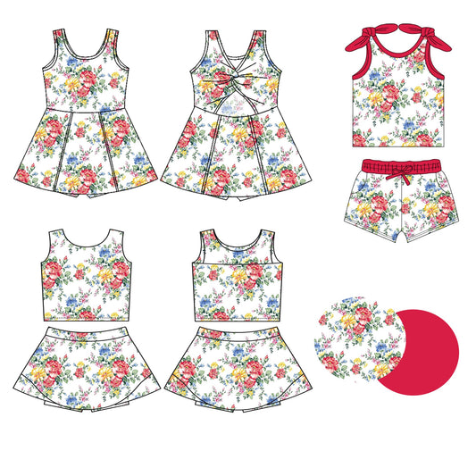 Baby Girl Sleeveless Flower Sibling Dress Set ( Moq 5 Each Style ) 3.5