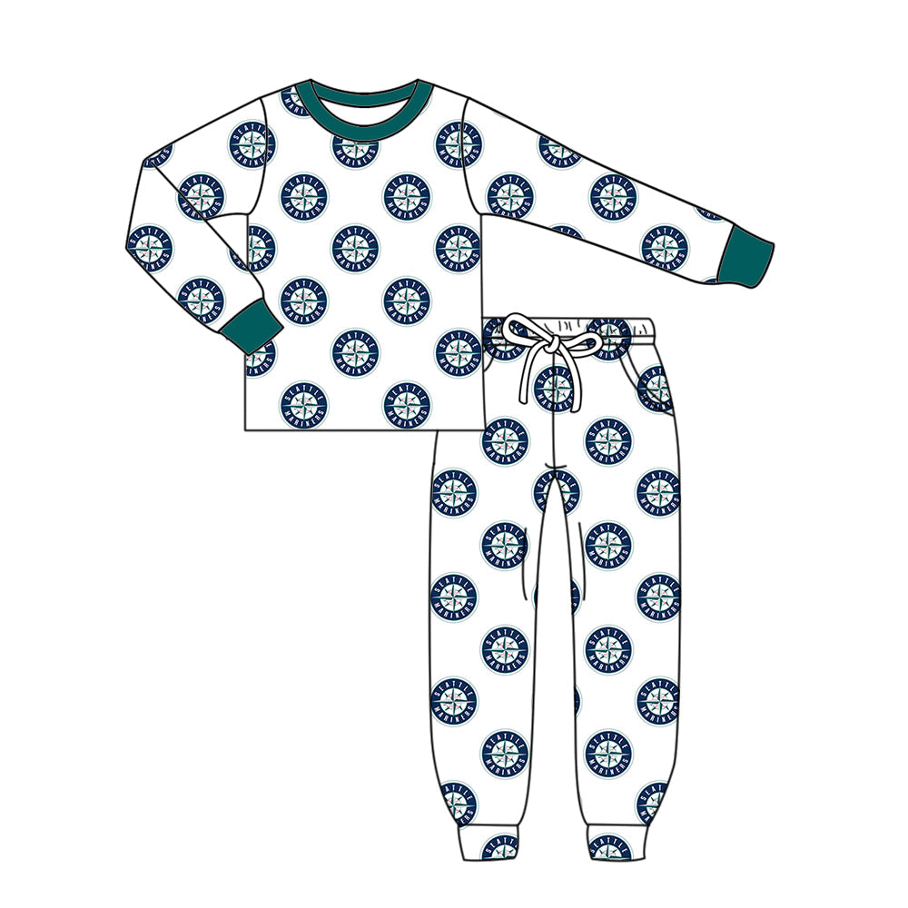 ( Moq 5 each style ) Baby Boy Girl Team Cheer Sibling Shirt Eagles Bows Jumpsuit Dress Set 8.9