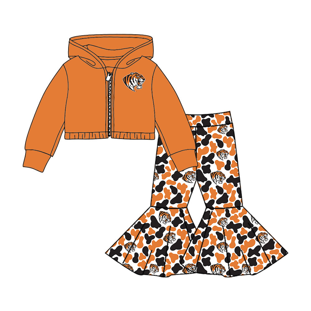 ( Moq 5 each style ) Baby Boy Girl Team Sibling Shirt Tigers Camo Jumpsuit Dress Set 8.6