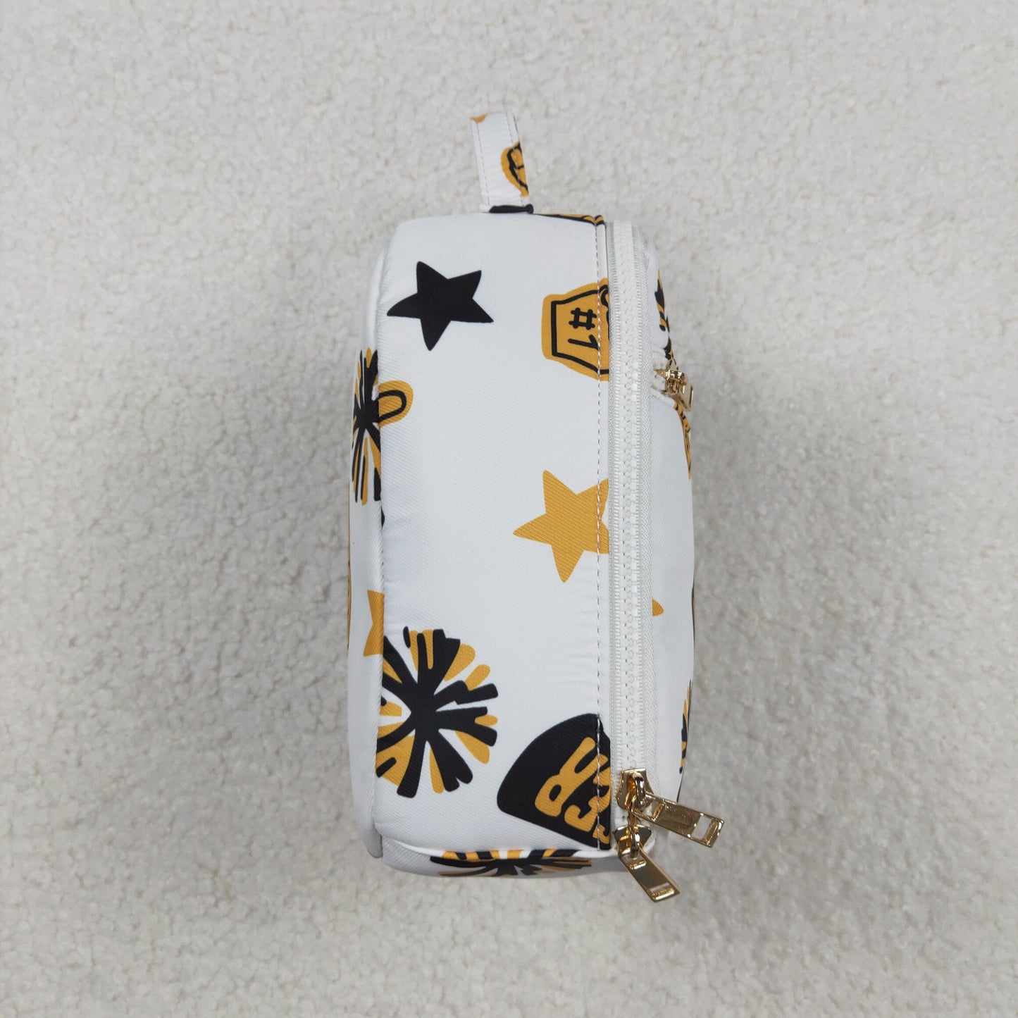Baby Girl Kids Team Cheer Yellow Lunch Box Picnic Thermal Bag RTS