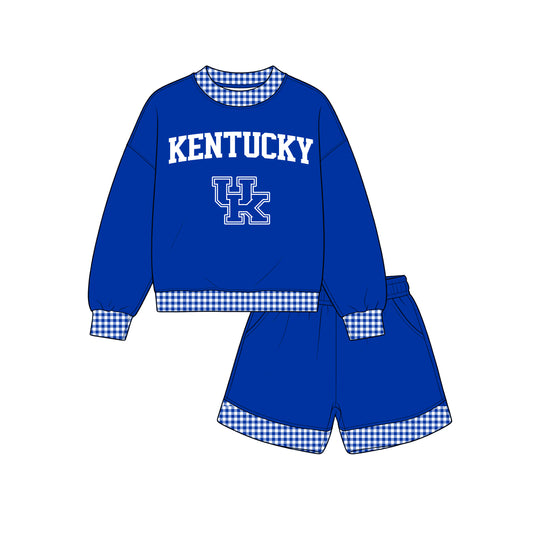 ( Moq 5 ) Baby Girls Kids Long Sleeves Shirt Shorts Team Set Clothes