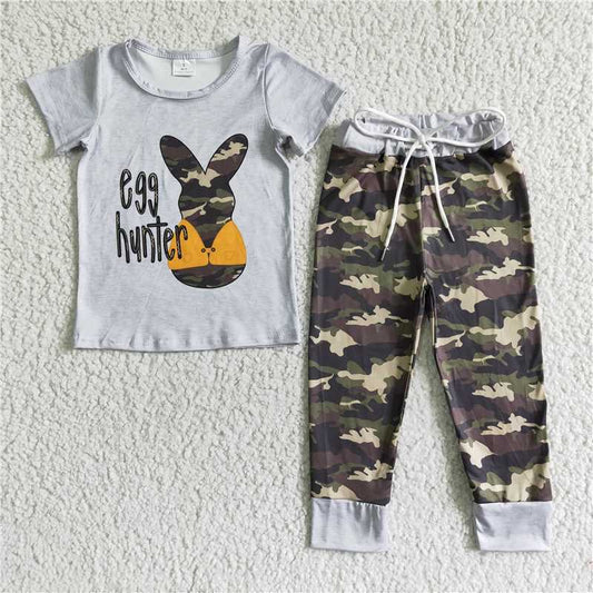 Easter Baby Boy Egg Hunter Camouflage Set