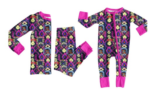 ( Moq 5 Each Style ) Baby Girl Toddler Western Sibling Romper Set