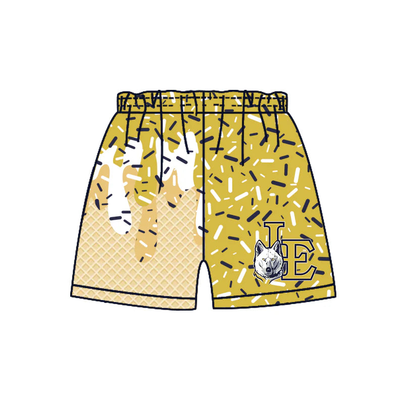 ( Moq 5 each style ) Baby Boy Girl Summer Team Sibling Drip Bows Shorts Shirt Dress Set 7.26