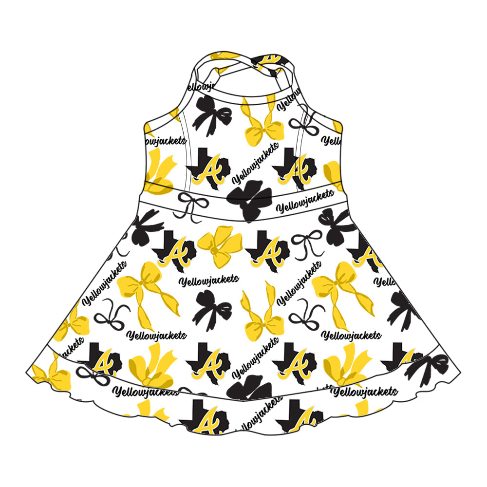 ( Moq 5 each style ) Baby Boy Girl Team Cheer Sibling Shirt Bows Dress Set 8.11