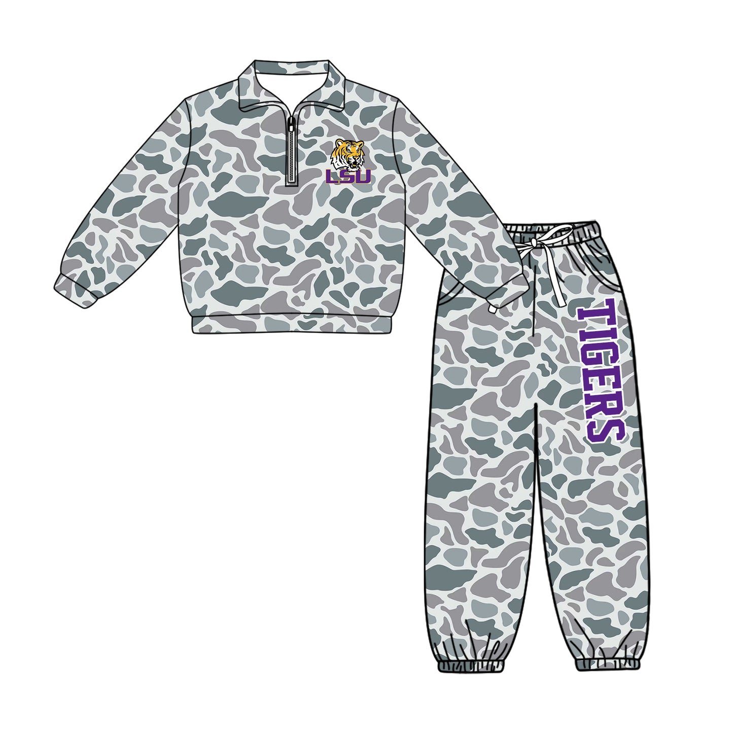 ( Moq 5 ) Baby Boys Toddler Long Sleeves Zipper Pullover Jogger Pants Team Clothes Set