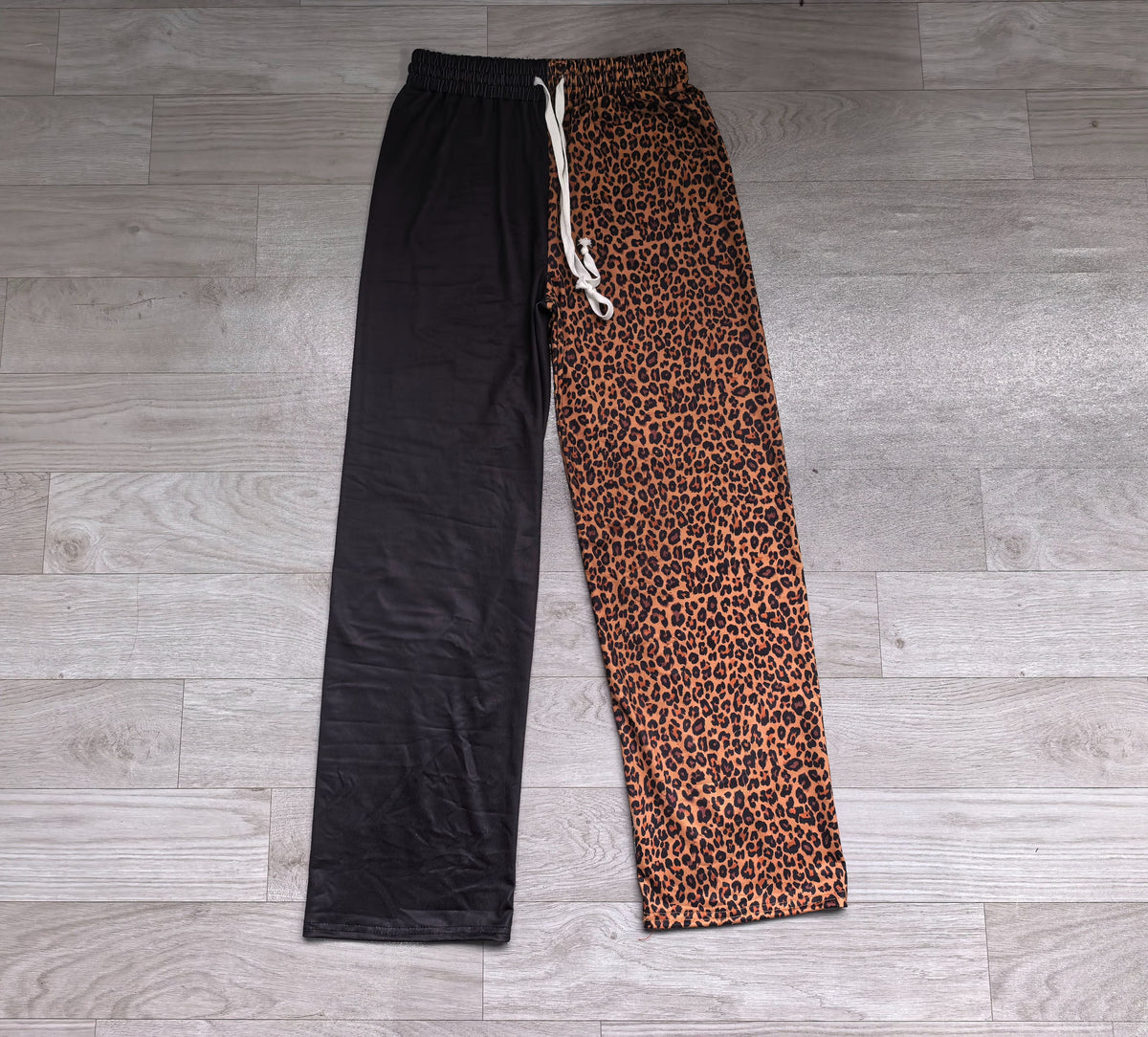 ( No moq ) Preorder Adult Women Pockets Leopard Pants Bottoms Clothes