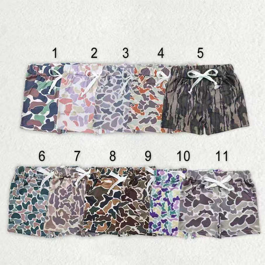 Sibling Baby Boys Kids Pockets Camo Shorts Southern Summer Bottoms RTS
