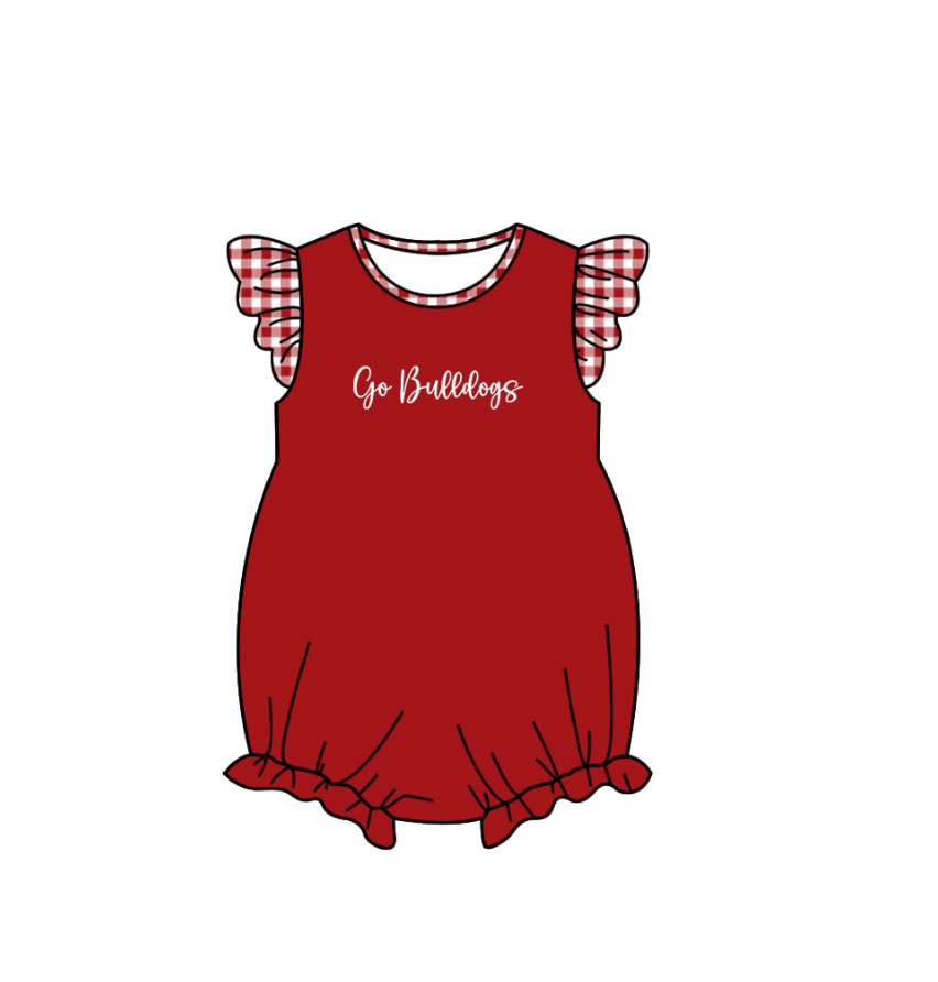Baby Boy Summer Sibling Red Romper Set ( Moq 5 Each Style ) 7.8