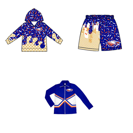 ( Moq 5 each style ) Baby Boy Team Sibling Eagles Drip Shorts Shirt 7.22