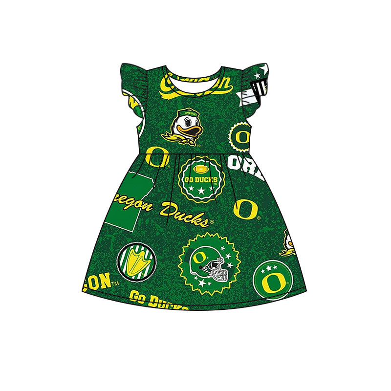 ( Moq 5 each style ) Baby Girl Toddler Ducks Team Sibling Dress Set