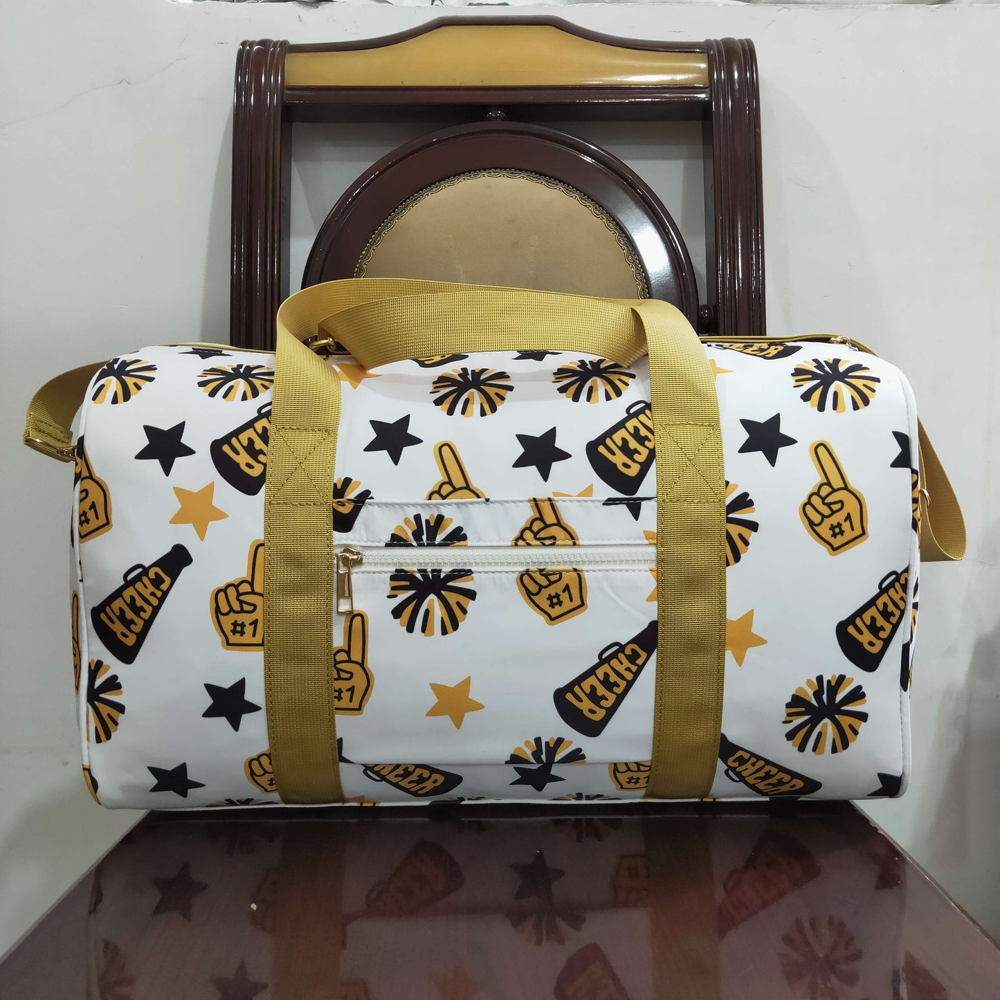 Kids Girl Adult Team Cheer Yellow Gym Bag RTS