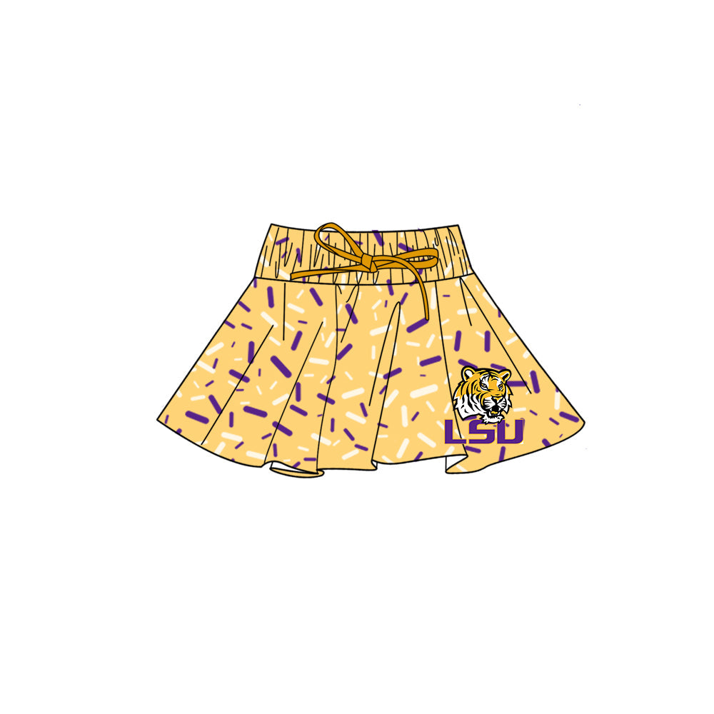 ( Moq 5 each style ) Baby Boy Girl Team Tiger Sibling Dress Shorts Skirt 5.8