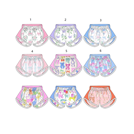 Baby Girl Summer Flower Bows Shorts Bottoms Clothes ( Moq 5 Each Style ) 3.20