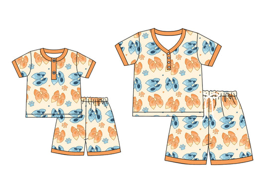 ( Moq 5 Each Style ) Baby Girl Adult Women Bows Sibling Mommy And Me Family Pajamas Set 4.23