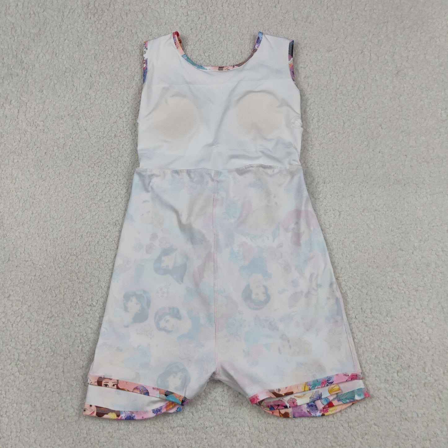 Baby Girls Kids Sleeveless Princess Flower Shorts Knee Length Dress Yoga Clothes RTS