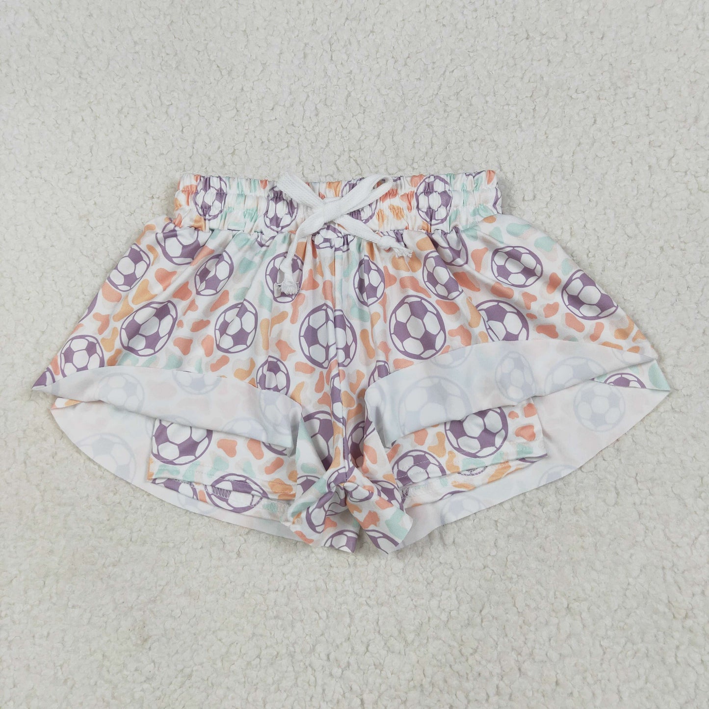 Baby Girl Soccer Leopard Shorts Summer Bottoms RTS