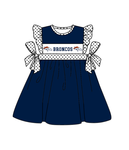 ( Moq 5 ) Baby Girls Toddler Short Sleeves Team Knee Length Ruffle Dress