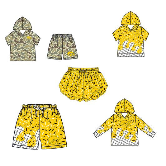( Moq 5 Each Style ) Baby Boys Girls Toddler Sibling Shorts Shirts Set Team Drip Sprinkles Clothes