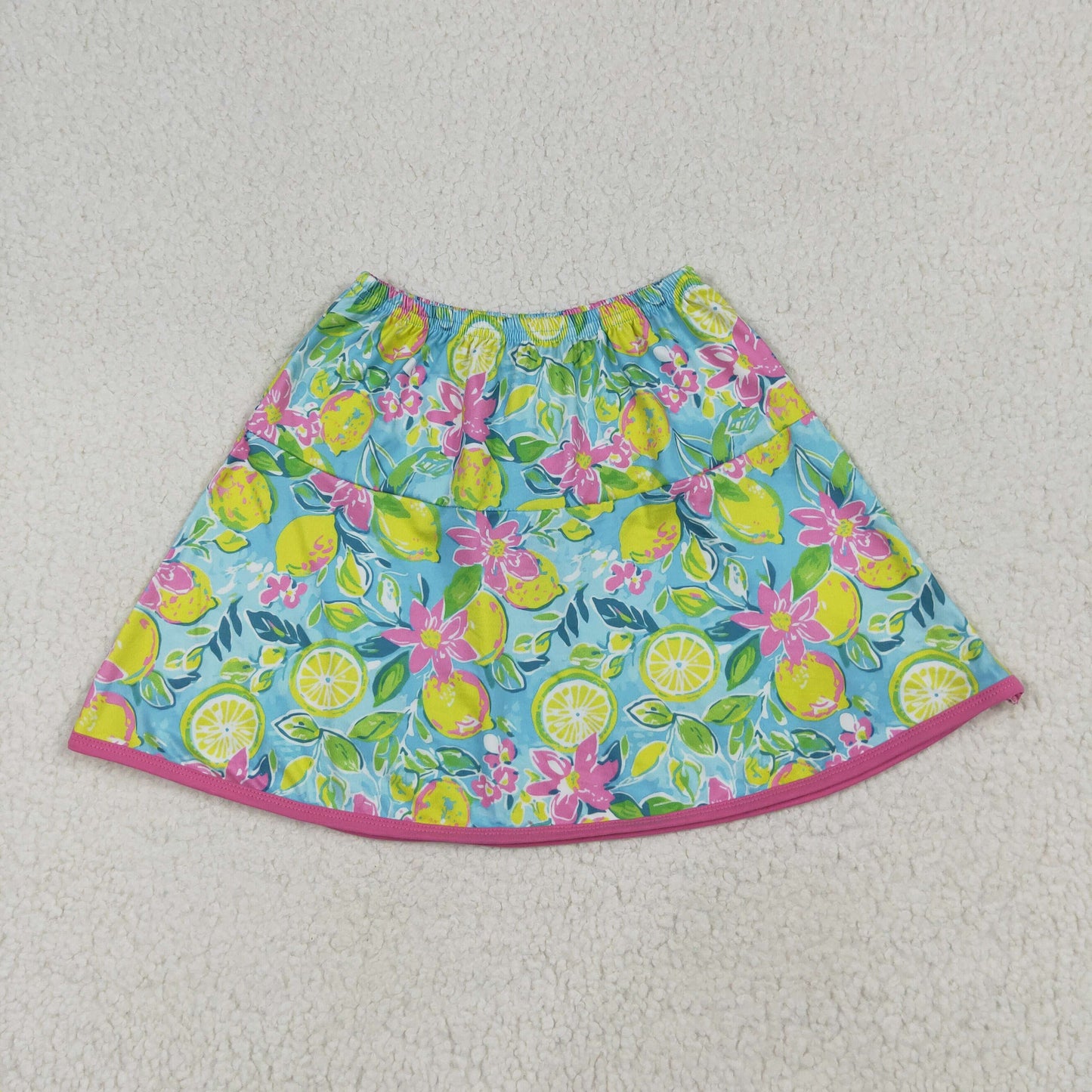 Baby Girl Lemons Flower Skirt Summer Bottom RTS