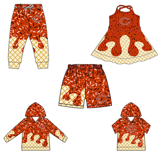 ( Moq 5 each style ) Baby Boy Girl Team C Sibling Dress Shirt Shorts Pants 6.18