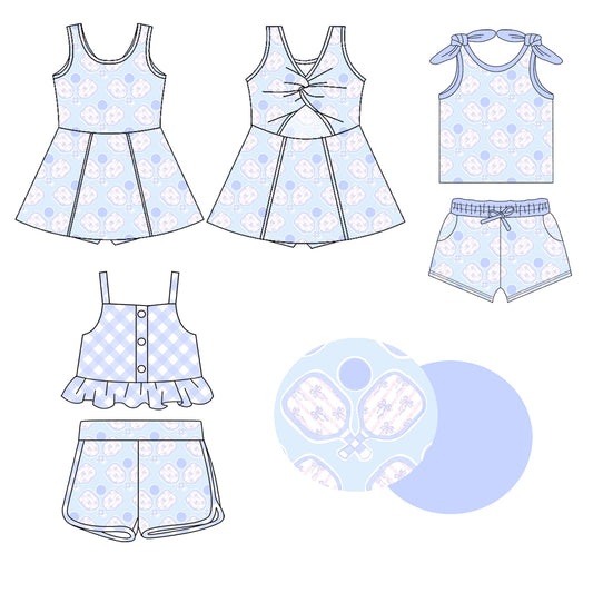 Baby Girl Sleeveless Bows Sibling Dress Set ( Moq 5 Each Style ) 1.21