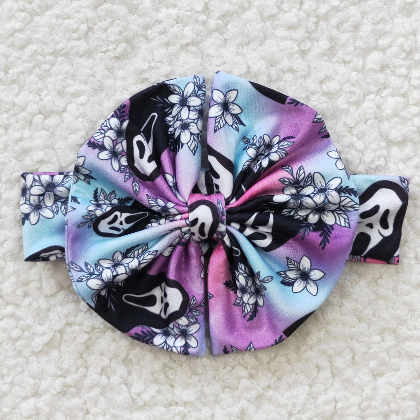 GBO0170 Baby Girl Short Sleeves Tops Floral Bummie Shorts Halloween Outfit