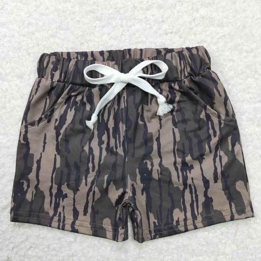 Baby Girl Western Summer Camo Pocket Shorts
