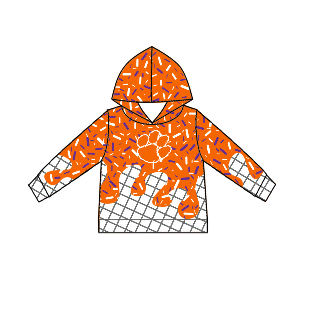 ( Moq 5 Each Style ) Baby Boys Girls Toddler Sibling Orange Shorts Shirts Set Team Drip Sprinkles Clothes