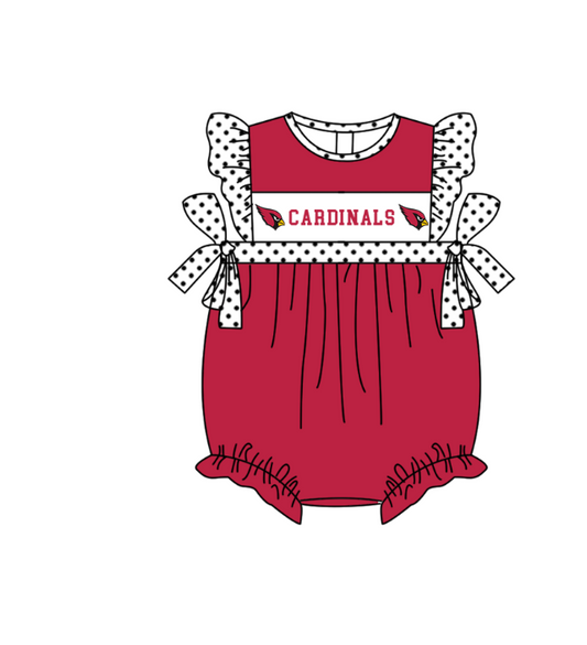 ( Moq 5 ) Baby Girls Kids Red Short Sleeves Team Bubble Summer Romper