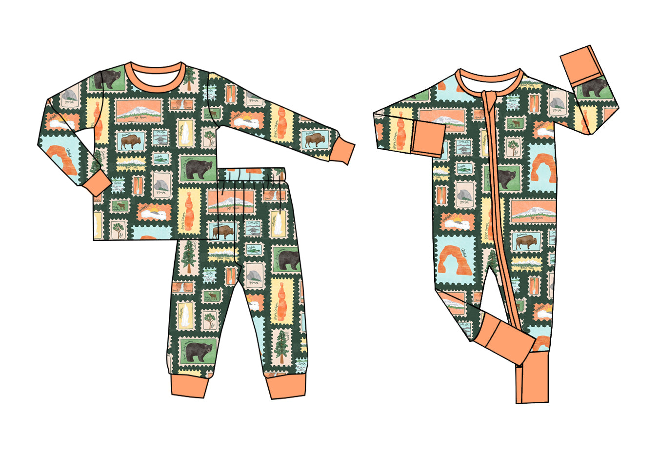( Moq 5 Each Style ) Baby Boys Kids Long Sleeves Shirt Pans Sibling Romper Set Pajamas Clothes