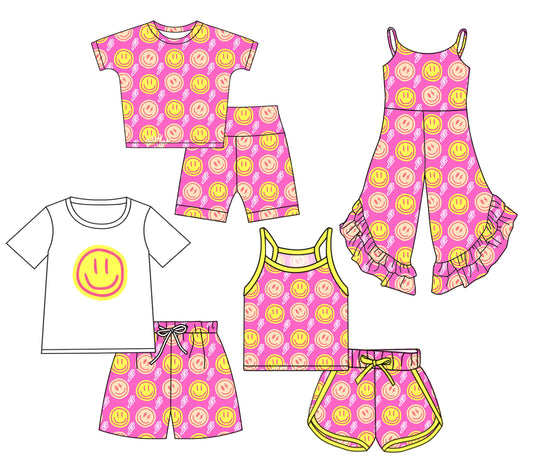 Baby Girl Smile Summer Sibling Jumpsuit Clothes Set ( Moq 5 Each Style ) 3.6