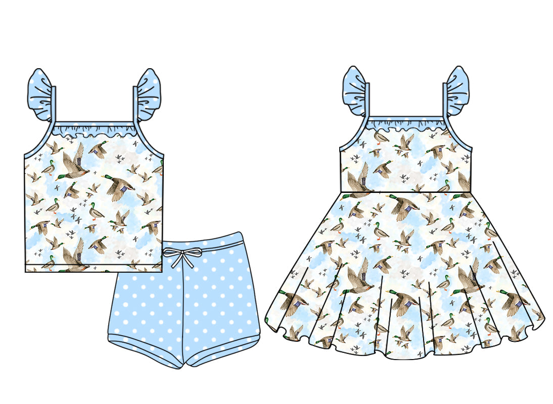 Baby Girl Short Sleeves Bows Sibling Dress Set ( Moq 5 Each Style ) 3.20