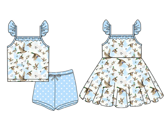 Baby Girl Short Sleeves Bows Sibling Dress Set ( Moq 5 Each Style ) 3.20