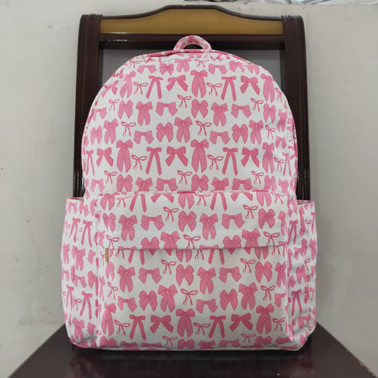 Baby Girl Toddler Pink Bows Backpack Hunting Bag RTS