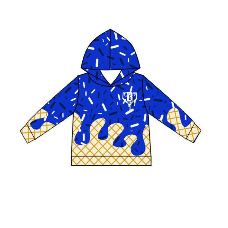 ( Moq 5 ) Baby Boy Girl Long Sleeves Plaid Candy Hoodie Team Shirt Tops 7.3
