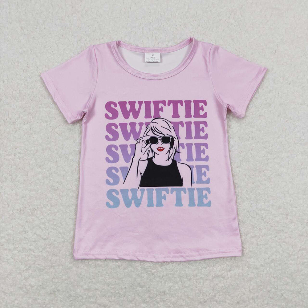 Baby Girl Short Sleeves Singer Tee Shirts Tops