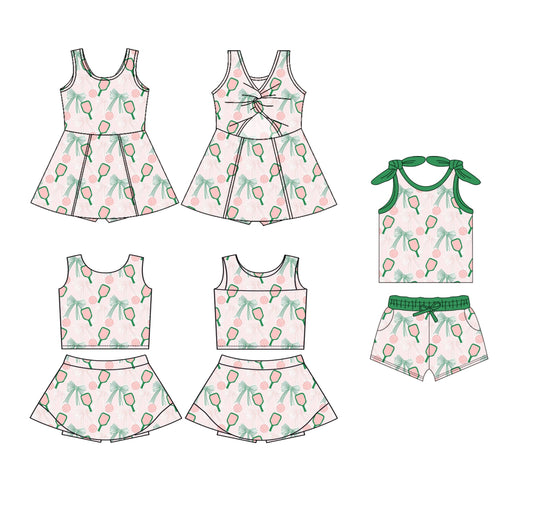 Baby Girl Sleeveless Ball Bows Sibling Dress Set ( Moq 5 Each Style ) 4.1