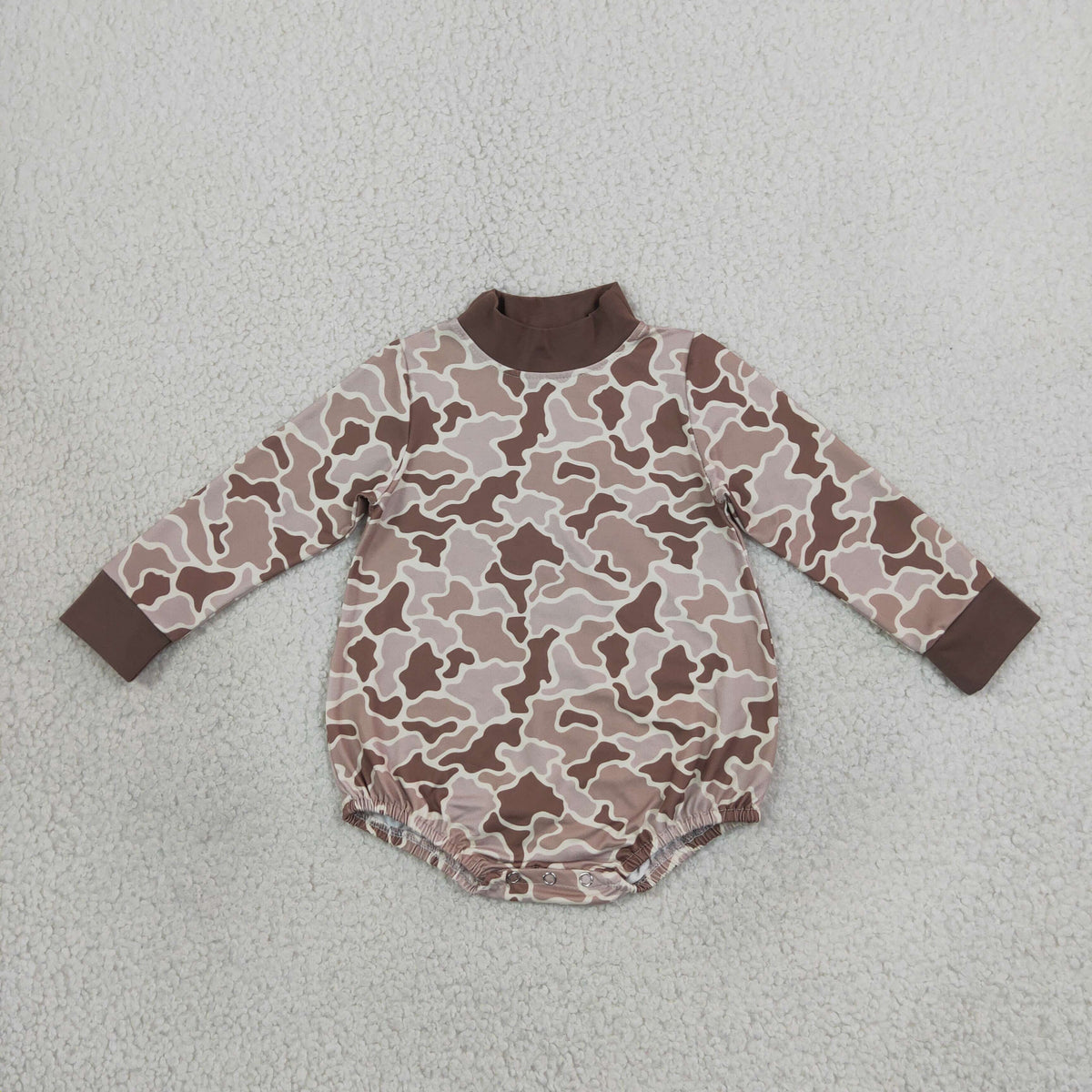 Baby Boys Infant Long Sleeves Camo Bubble Romper Clothes RTS