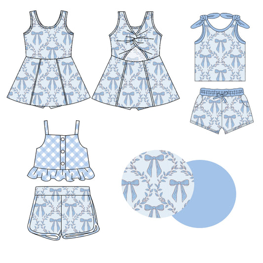 Baby Girl Sleeveless Bows Sibling Dress Set ( Moq 5 Each Style ) 1.20