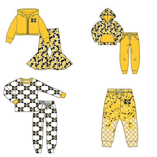 ( Moq 5 each style ) Baby Boy Girl Team Cheer Sibling Tigers Set 8.7