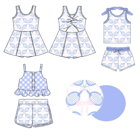 Baby Girl Straps Bows Sibling Dress Set ( Moq 5 Each Style ) 1.21