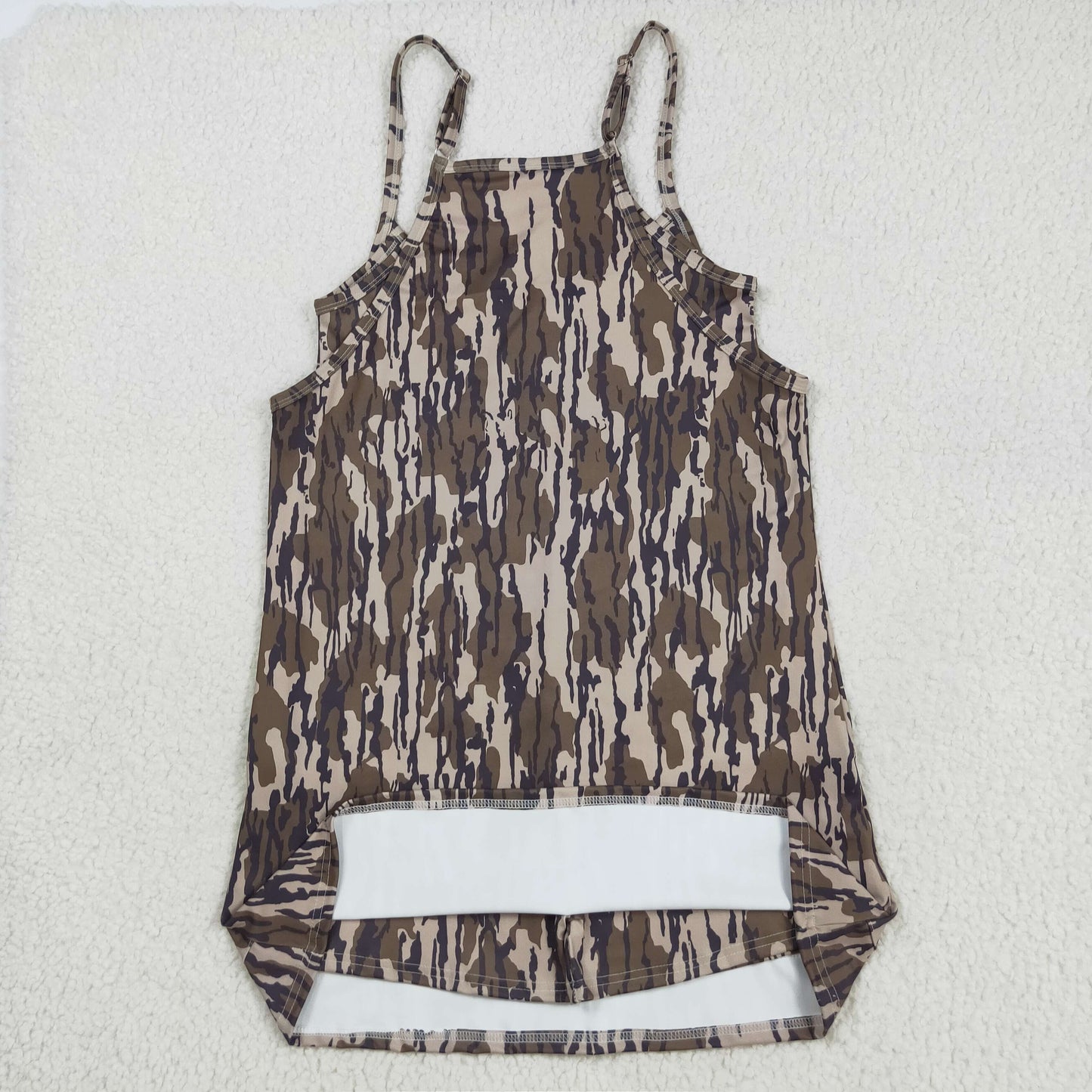 Adult Women Straps Camo Pockets Yoga Active Dress RTS