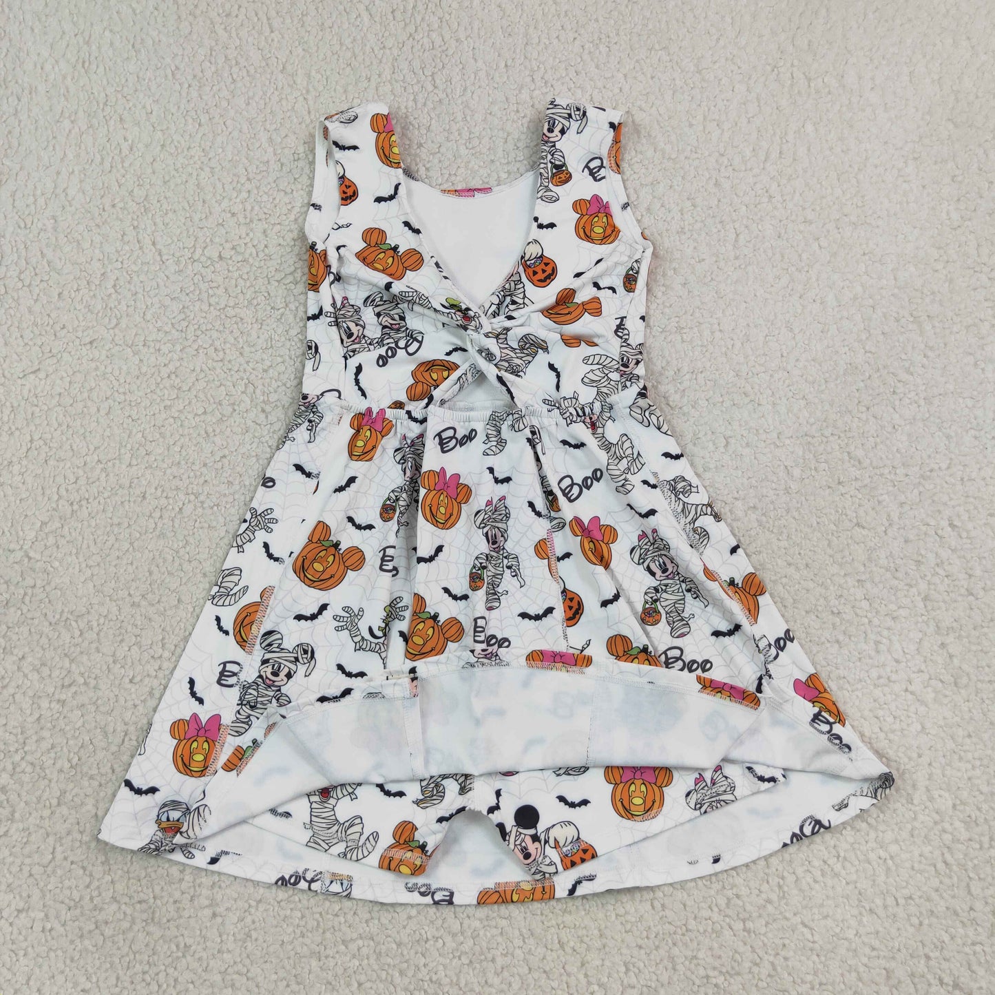 Baby Girls Kids Pumpkins Cartoon Halloween Shorts Dress Yoga Active Clothes RTS