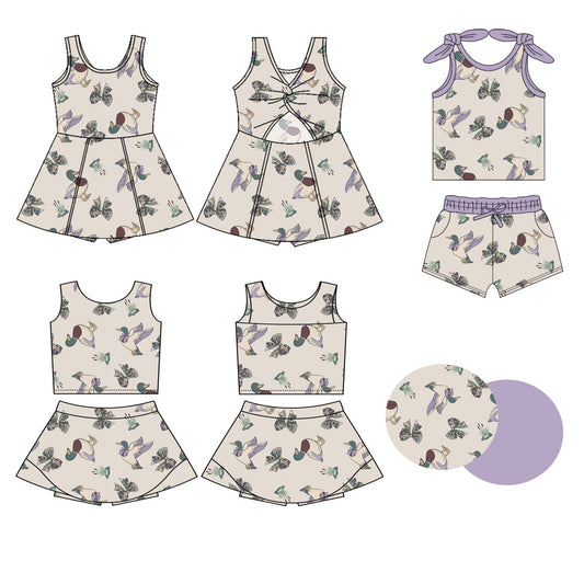 Baby Girl Sleeless Bows Ducks Sibling Dress Set ( Moq 5 Each Style ) 3.20