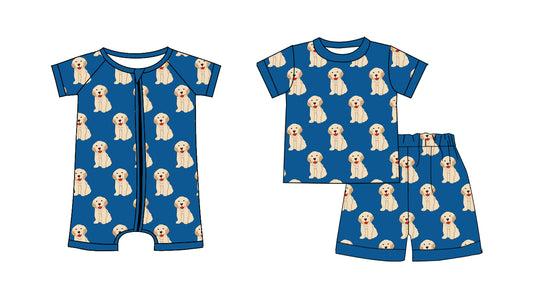 ( Moq 5 Each Style ) Sibling Baby Boys Kids Short Sleeves Dogs Shirt Shorts Set Romper Clothes