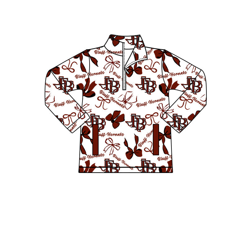 ( Moq 5 each style ) Baby Boy Girl Team Cheer Sibling Shirt Bows Dress Set 8.13