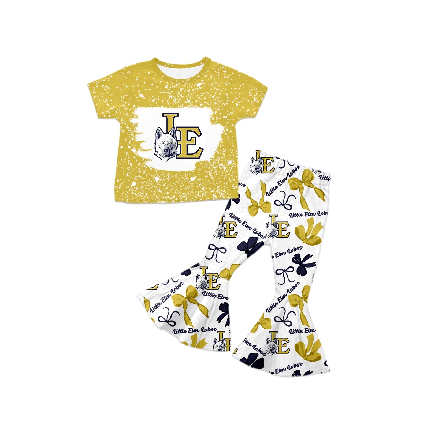 ( Moq 5 each style ) Baby Girl Team Sibling Bows Dress Set 7.26